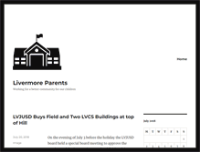 Tablet Screenshot of livermoreparents.org